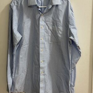 Brooks Brothers Light Blue Striped‎ Dress Shirt
